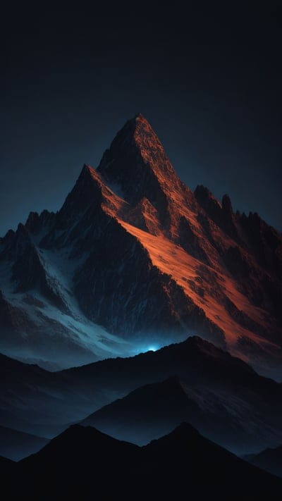 mountains,rocks,relief,slope,dark