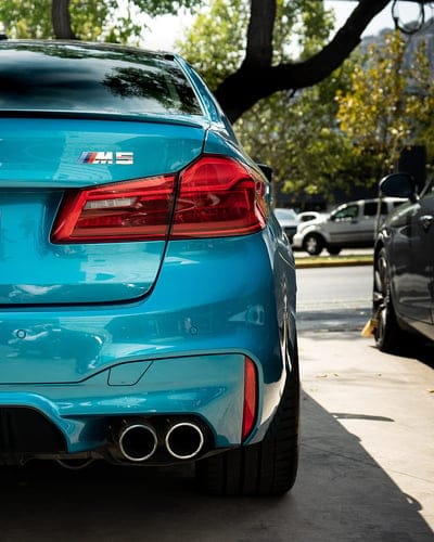 bmw m5, bmw, car, blue, back view, mobile wallpaper, android wallpaper, iPhone wallpaper, phone wallpaper