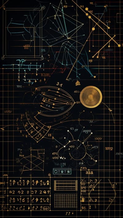 formulas,graphs,lines,dark