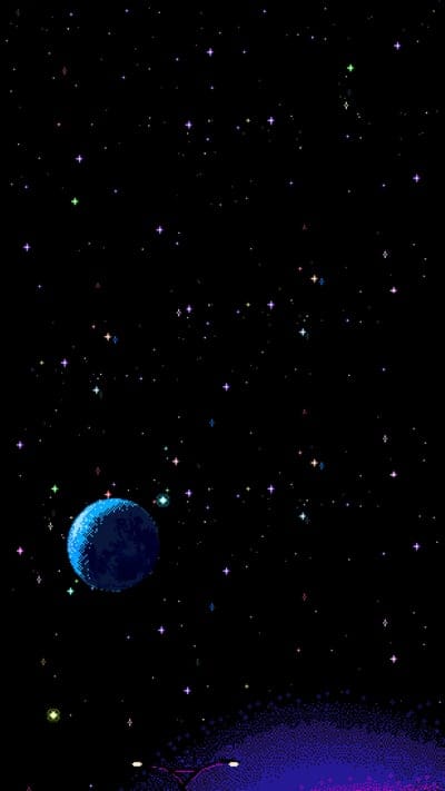 8 bit Pixel Galaxy