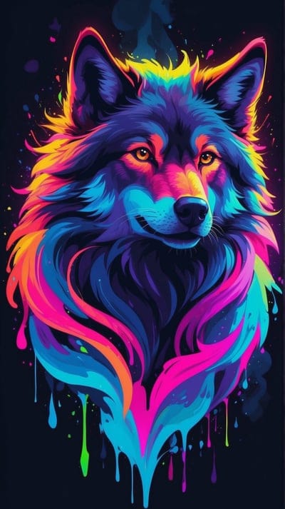 Wolf,Cool,Abstract