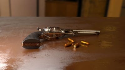 gun,bullet,pistol,shoot,weapon,3D,brown gun