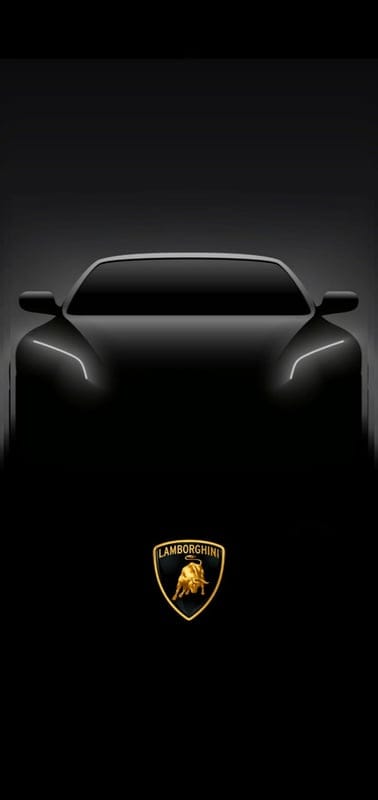 Lamborghini, black, car, logos, mobile wallpaper, android wallpaper, iPhone wallpaper, phone wallpaper