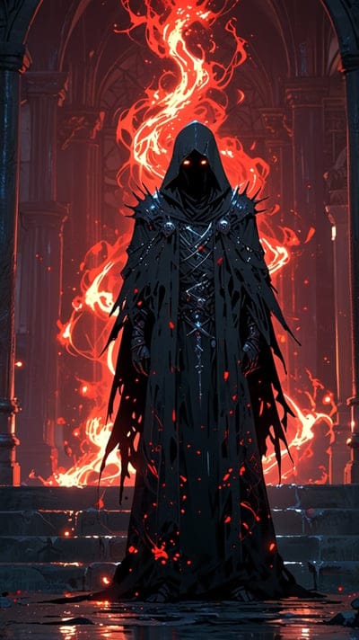 Demon,Scary,Evil,Red,Fire,Anime,Cool,Dark,Wallpaper,Ai Wallpaper,Ai Art