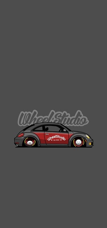 VW New Beetle, wheelstudio, carros, car, auto, carro, venezuela, escarabajo, fusca, vocho, mobile wallpaper, android wallpaper, iPhone wallpaper, phone wallpaper