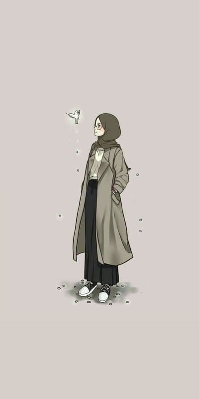 hijabigirlinlongcoatnglasseswithsparoww,hijabigirlinlongcoat,hijabigirlinwestern,hijabigirl,girly