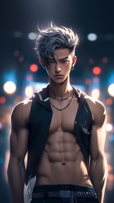 guy,jock,cubes,muscles,as,jewelry,art