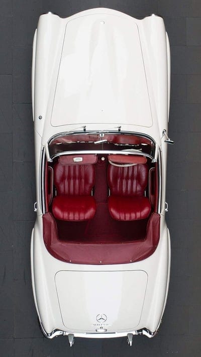 Mercedes 190SL, classic car, mobile wallpaper, android wallpaper, iPhone wallpaper, phone wallpaper