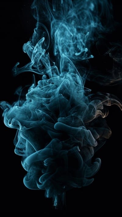 smoke,blue,black background,abstraction,dark