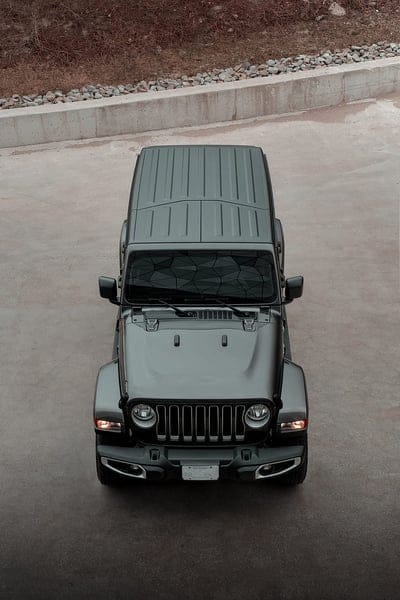 jeep wrangler, jeep, car, suv, black, aerial view, mobile wallpaper, android wallpaper, iPhone wallpaper, phone wallpaper