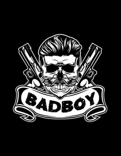 badboy,skullwithmostache,guninhand,skull,boy,attitude