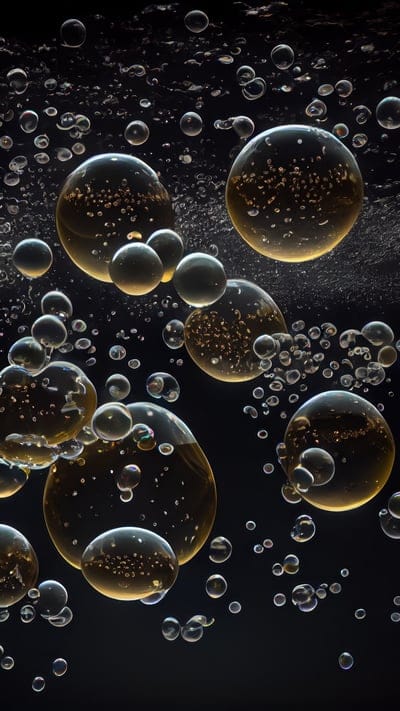 bubbles,shape,transparent,black background