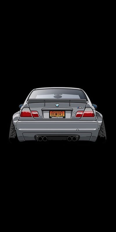 Bmw e46 m3, amoled, black, car, dark, mobile wallpaper, android wallpaper, iPhone wallpaper, phone wallpaper