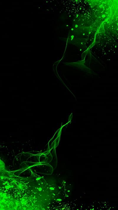 lines,spots,splashes,green,black,black background,abstraction