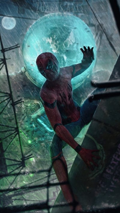 spiderman,jump