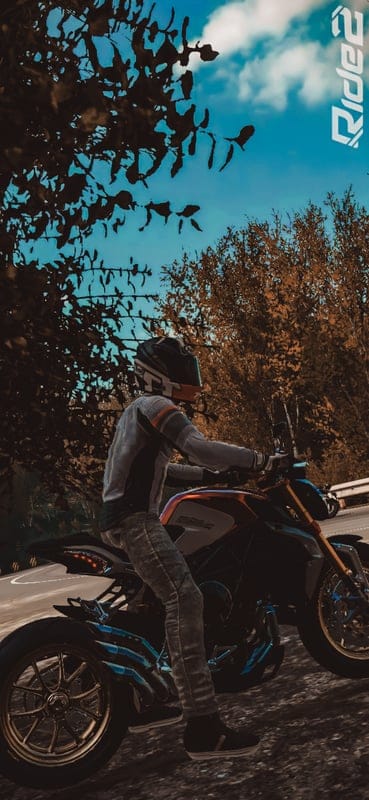 ride 2,game,motorcycle,motorcyclist,road,art