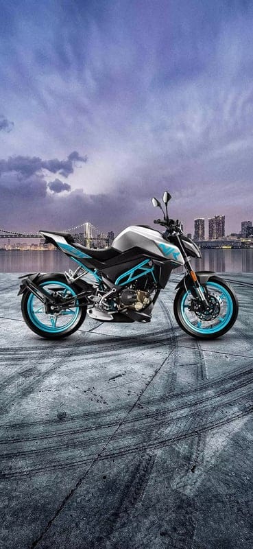 Duke Bike, bike lover, bike, blue bike, mobile wallpaper, android wallpaper, iPhone wallpaper, phone wallpaper