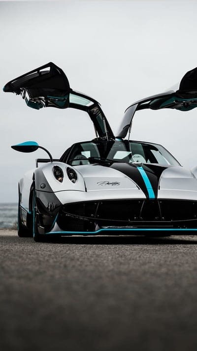 Huayra BC, car, hypercar, luxury, pagani, rich, silver, supercar, mobile wallpaper, android wallpaper, iPhone wallpaper, phone wallpaper
