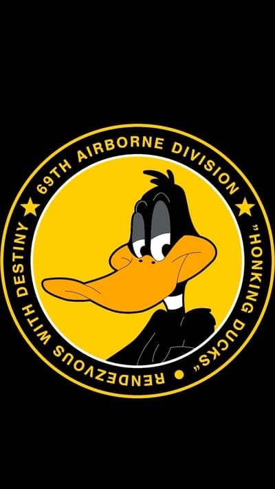 Daffy Duck, 101st, cartoon, looney toons, military, ww2