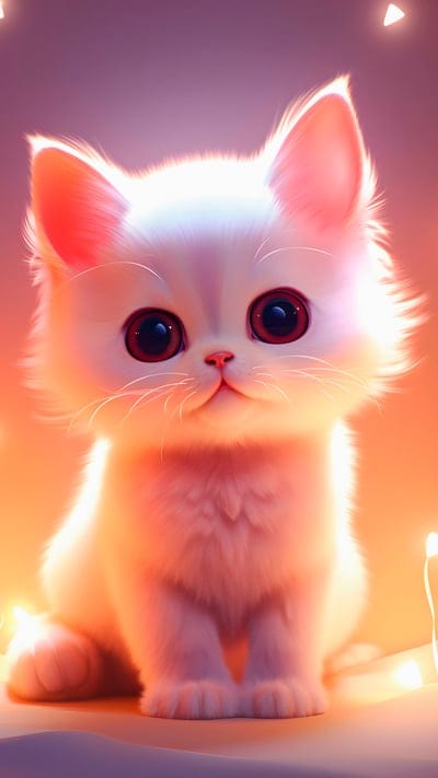 kitten,fluffy,pet,cute,funny,art