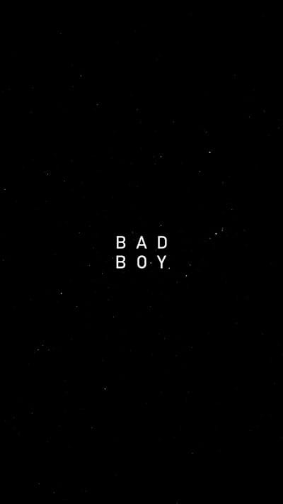 boy,bad,words,inscription,stars,black