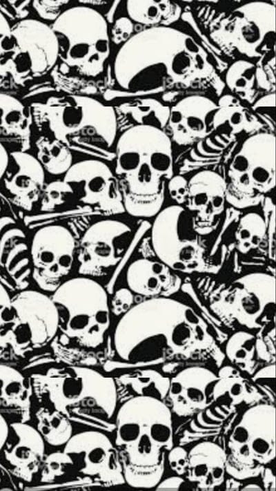 Skulls,black and white,gothic,halloween,spooky