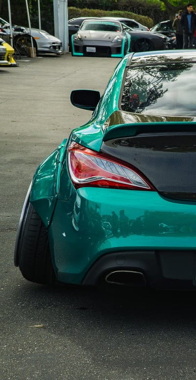 Genesis, hyundai, jdm, camber, widebody, stanced, lowered, car, turbo, drift, mobile wallpaper, android wallpaper, iPhone wallpaper, phone wallpaper
