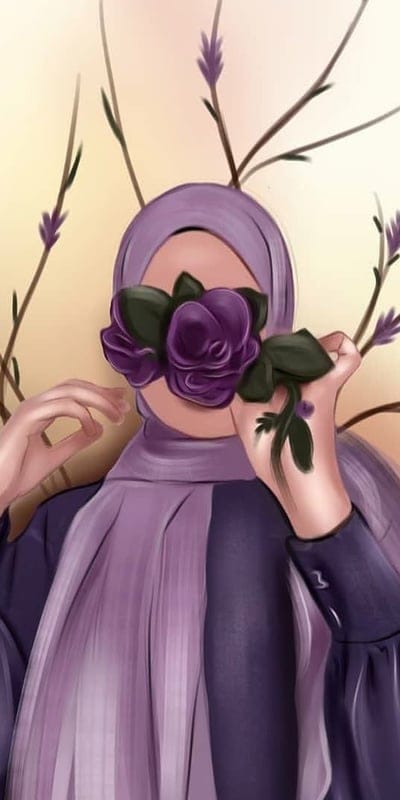 facelesshijabiwithpurpleflowerface,facelesshijabiwithflowerface,facelesshijabiwithpurpleflowerface,facelesshijabiwithlavender,facelesshijabiwithflower,facelesshijabi,girly