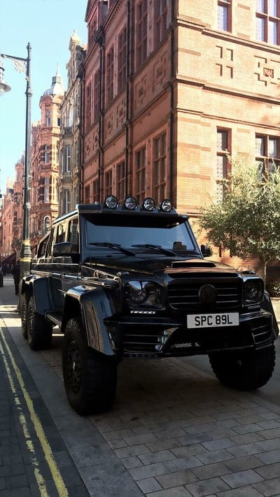 6x6, mercedes, amg, gwagon, black, new, car, supercar, sports, london, mobile wallpaper, android wallpaper, iPhone wallpaper, phone wallpaper