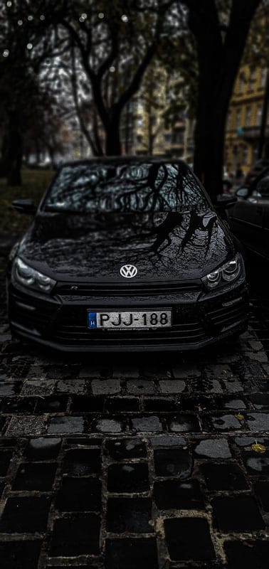 Volkswagen Scirocco, black, car, cara, lightroom, red, tdi, mobile wallpaper, android wallpaper, iPhone wallpaper, phone wallpaper