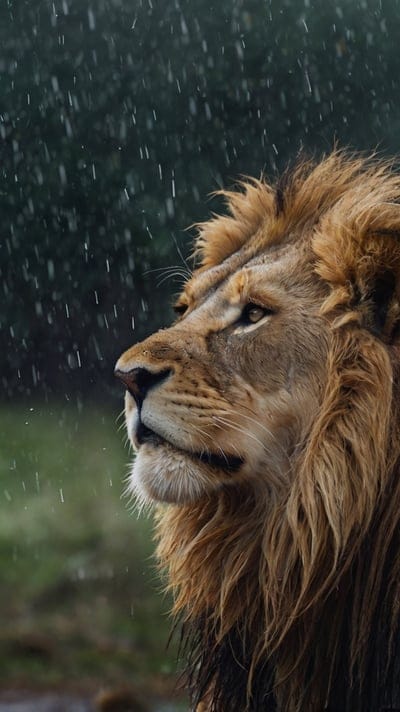 Lion,Dark,Animal,Rain,Sad Vibe,Aesthetic,Lone,8k wallpaper,4k wallpaper,hd backgrounds,hq wallpapers,wallpapers,aesthetic wallpapers,Drenched