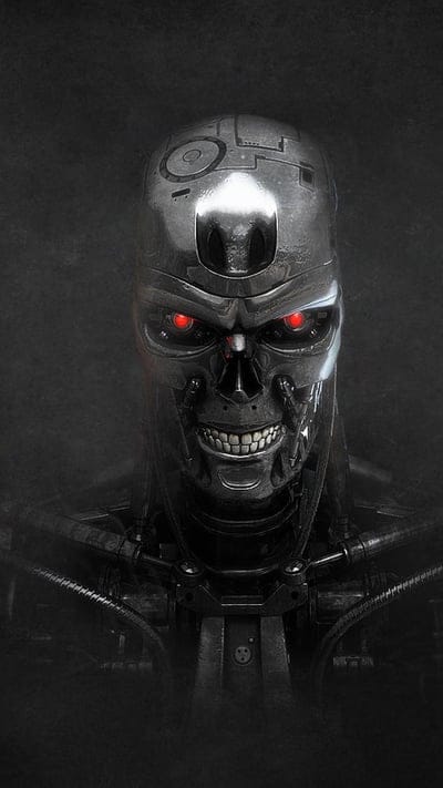 Terminator Skeleton, cartoon, draw, hollywood, skull, terminator
