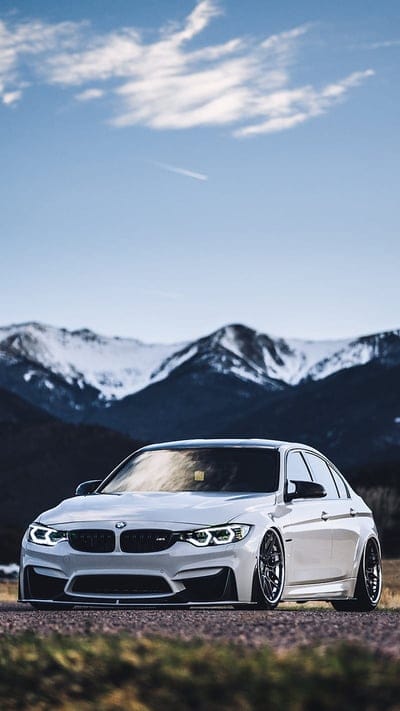 BMW M3, bmw, car, f80, low, m3, sedan, vehicle, white, mobile wallpaper, android wallpaper, iPhone wallpaper, phone wallpaper