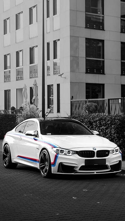 Bmw M4, car, road, white, mobile wallpaper, android wallpaper, iPhone wallpaper, phone wallpaper