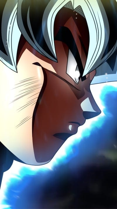 Goku, Ultra Instinct, Dragon Ball Super, anime, transformation, power, manga, fan art, martial arts, Saiyan, hero, action, intense, silver hair, epic