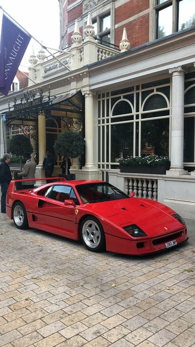 Ferrari F 4 0, red, f40, car, hypercar, supercar, rich, luxury, mobile wallpaper, android wallpaper, iPhone wallpaper, phone wallpaper