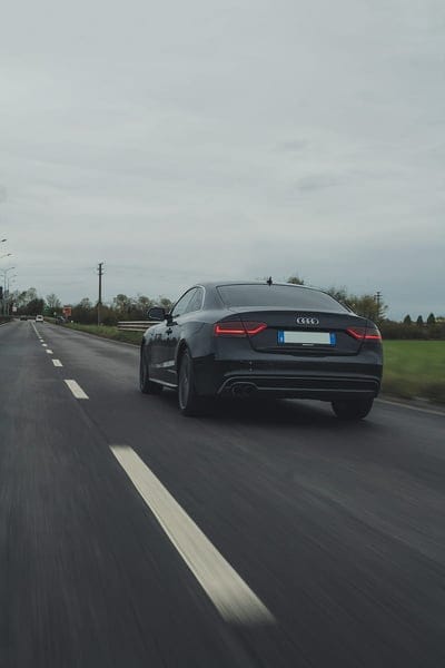 audi, car, black, road, asphalt, speed, mobile wallpaper, android wallpaper, iPhone wallpaper, phone wallpaper