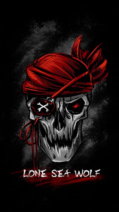 skull,pirate,sea,wolf,words,text,art