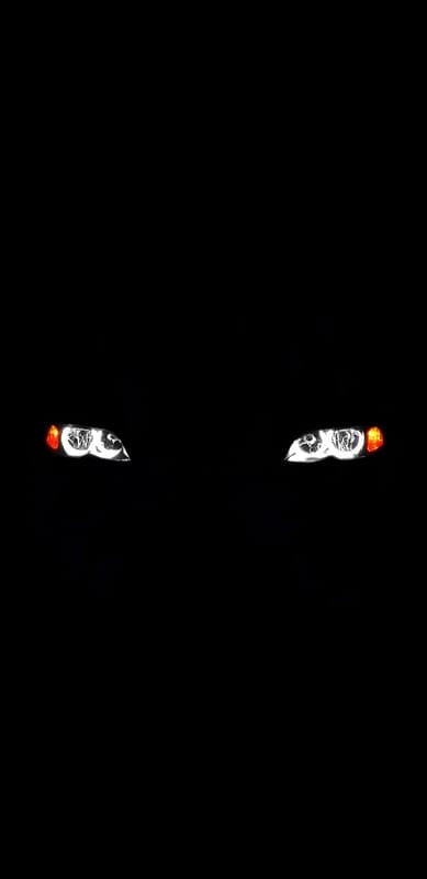 BMW Angel Eyes, headlights, car, e46, lights, dark, black, mobile wallpaper, android wallpaper, iPhone wallpaper, phone wallpaper