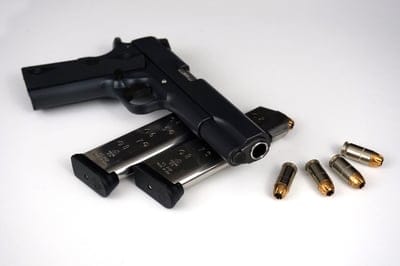 m1911,pistol,gun,firearm,handgun,magazine,ammo,ammunition,bullet,defense,.45 ACP,hollow point,Hydra-Shok,weapon,bullets,1911