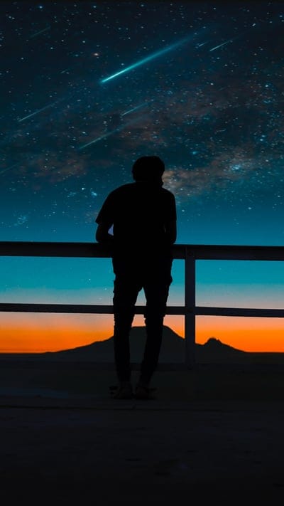 boy,night,sky