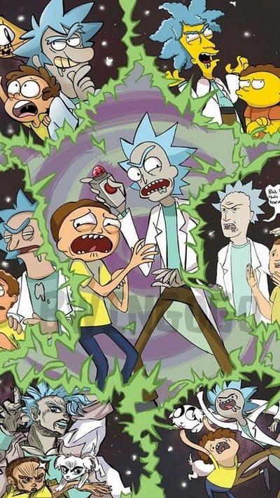Rick and Morty Trippy,Trippy Cartoon