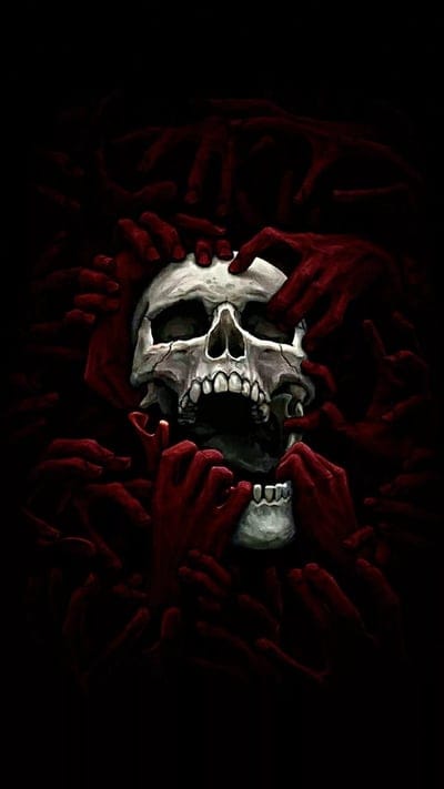 Danger, White Skull, dangerous skull