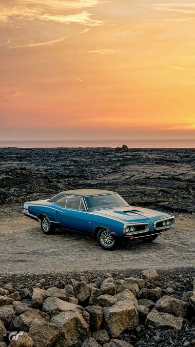 Dodge, car, classic, gtsport, iphone, muscle, ps4, mobile wallpaper, android wallpaper, iPhone wallpaper, phone wallpaper