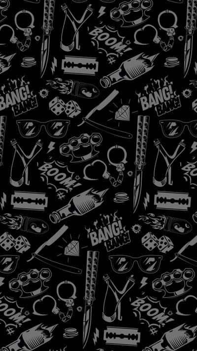 symbols,pattern,art,black and white,black