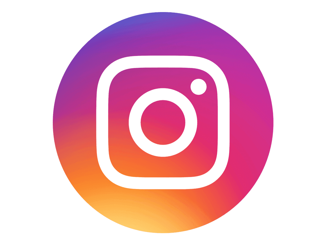 Instagram logo in purple featuring a camera glyph and trademark text against a transparent background.