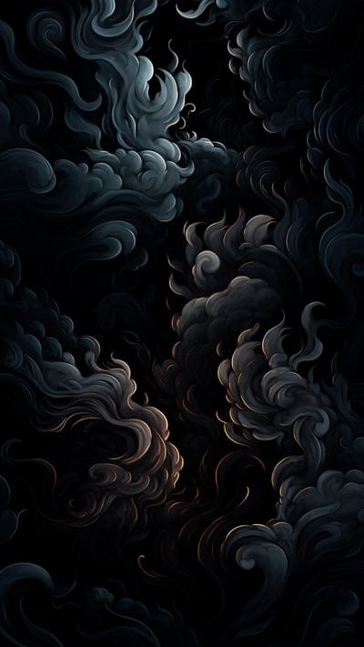 smoke,clouds,waves,darkness