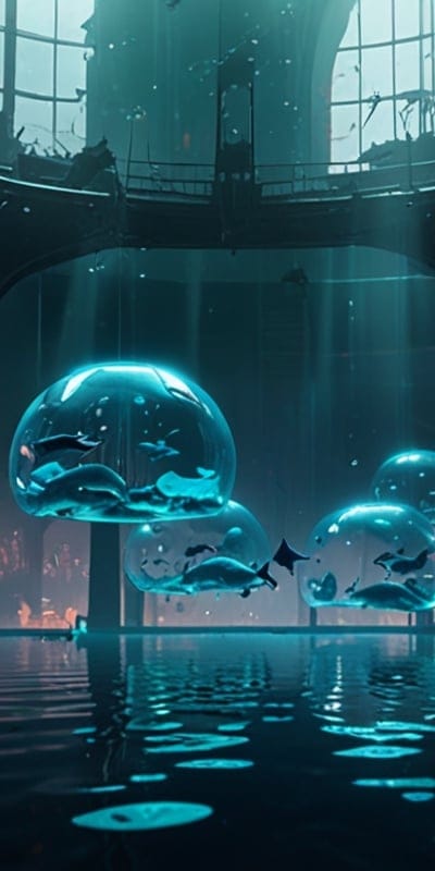 Fish,Aquarium,Futuristic,Dark,Cool,Sci Fi,8k wallpaper,4k wallpaper,Hd Backgrounds,Hq Wallpaper,Wallpaper,Hd Wallpaper,High Quality