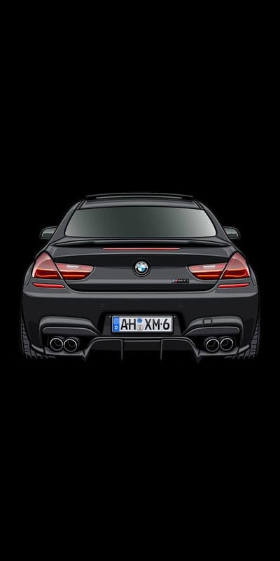 bmw m6, amoled, black, bmw, car, dark, m6, mobile wallpaper, android wallpaper, iPhone wallpaper, phone wallpaper