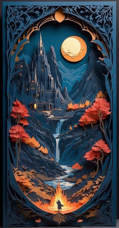 Castle,Dark Cool,Abstract